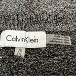 Calvin Klein Womens Sz 1X Black V Neck Sweater With Shirttails Salt And Pepper Photo 7