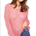 Free People Bubblegum Barbie Pink Alpaca Angel Soft Knit Sweater Photo 0