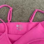 Hot Pink Bodycon Ribbed Romper Photo 7