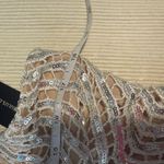 Lulu's Sparkling Mini Dress Silver Size XL Photo 3