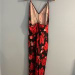 victoria’s secret slip dress midi size XL black and red patterned Photo 3