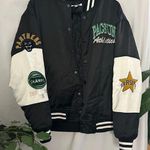 PacSun  90s Oversized Athletic Varsity Jacket Black Size XS/S Photo 2