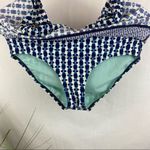 prAna  Blue Satki Print Swim Skirted Bikini Bottom S Photo 6