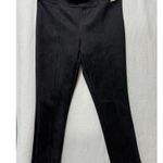 Calvin Klein Women's Black Pant size large Pull-On Faux Suede Slim Fit Stretch! Photo 1