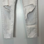 American Eagle  White distressed super hi rise jegging  Jeans size 8 regular. Photo 2