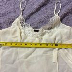 Babydoll Style Lingerie Nightie by Via Nicci Size Medium Soft White Ivory Photo 9