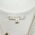 Z Supply  Ivory Ribbed Button Down Shirt and Tank Set Photo 6