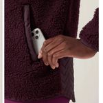 Athleta NWOT  Cozy Sherpa Snap Sweatshirt Pullover Photo 2