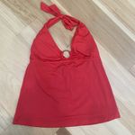  Sz S Red halter swimsuit top #swimsuit #red #halter #y2k #bisoubisou Photo 0