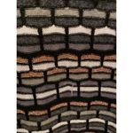 Laundry by Shelli Segal Laundry Shelli Segal Wool Metallic Neutral Knit Stripe Long Sleeve Sweater Dress Photo 9