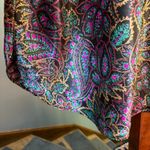 Delia's Vintage Y2K Purple & Black Paisley Romantic Slip Dress, Made in USA, Size L Photo 5