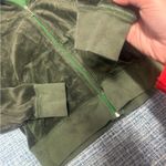 Juicy Couture Y2K Vintage Made in USA Forest Green Track Jacket Photo 3