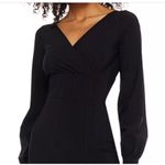 Chiara Boni La Petite Robe Iza Black Dress NEW Size 14 Long Sleeve Formal Photo 1