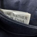 Amanda Smith Bag Genuine Supple Leather Crossbody Minimalist in Dark Navy 10x7 Photo 9