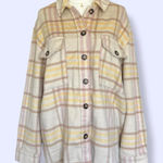 Sanctuary Anthropologie “The Shacket” Flannel Jacket in Maple Plaid Photo 0