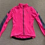 Pearl Izumi Elite Hot Pink Long Sleeve Cycling Jacket Jersey Pockets Like New S Photo 0