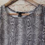 Mango MNG Suit | Snakeskin Patterned Sleeveless Blouse Photo 1