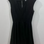 Bar III  black cap sleeve fit and flare dress size medium Photo 1