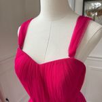 Revelry Hot Pink Tulle Formal Gown Removable Straps $200 4 Pink Photo 5