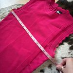 The Kooples  Romantic Mixed Knit Crop Top In Pink Size Medium Photo 4