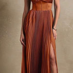 Azazie Rust Colored Dress Photo 0