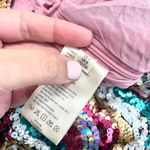 Free People NWOT  Disco Flare Pants Multicolor Sequin Size 4 Photo 3