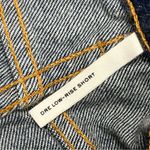 Rag and Bone Dre Low Rise Short Womens Size 25 Dark Wash Blue Denim Button Fly NEW Photo 2