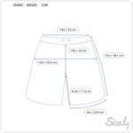 SKIMS Womens Shorts Gray Cozy Knit Boucle High Waisted Ribbed Pull On Size S/M Photo 9