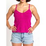 Sézane  Yoran Knit Top, Fuchsia, XL Photo 3