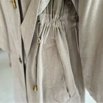 Gallery Gray Putty Women’s Hooded Soft-shell Trenchcoat M Photo 6