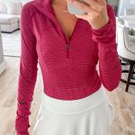 Lululemon Hot Pink Swiftly Half Zip Photo 0