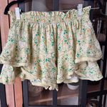 Aerie  rock n ruffle mini skirt skort shorts lace tiered loveshackfancy floral Photo 2