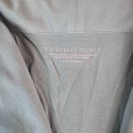 Victoria's Secret Victoria’s Secret Pajama Set Womens Large Gray Lace Trim Button Top & Shorts Photo 1