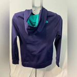 The North Face purple and turquoise hoodie women’s size small B11 Photo 4