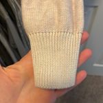 prAna  Cream Turtle Neck Cable knit Sweater Small Photo 1