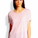 J Brand Walker Stripped Tee Size L Photo 0