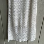 Lilly Pulitzer  Crochet Sleeveless Midi Dress with Shell Collar White Size L Photo 6