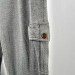 Tory Burch Cargo Drawstring Pants in Grey Size Medium Photo 4