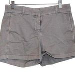 J.Crew  4" Stretch Short H5806 Grey Gray Cotton Blend Pockets Chino Shorts Size 6 Photo 0