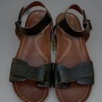 Sanita Vans Flats Leather Sandals Adjustable Straps Comfort Casual Black Sz 9 Photo 0