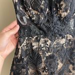 Black and Nude Mini Dress Size 4 Photo 3