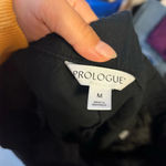 Prologue  Black High Waisted Pleated Wide Leg Pants Photo 2