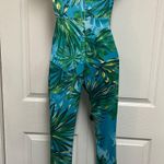 One Piece Palm Tree Strapless Body Con Jumper Photo 10