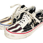 Vans Womens Size 8 Old Skool Retro Stripes Skateboard Shoes Low Top Sneakers Photo 0