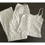 Aeropostale Vintage Babydoll Pajama Set Womens Top XS Pants Medium Dainty Photo 3