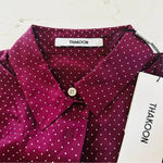 NWT Thakoon Silk Wrap Tie Polka Dot
Shirt Dress | Large Photo 10