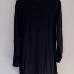 Athleta Balance Long Sleeve Stretch Athleisure Sweatshirt Dress Pockets Black Photo 6