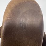 UGG  Strappy Brown Leather Women's Wedge Sandals Size 9 Open Toe Ankle Strap Photo 7