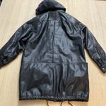 Jacqueline Ferrar i Genuine Leather Size Small Hooded Snap Sleeves Vintage Photo 12