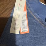 Colsie Denim Blue Bralette with White Lace Size XL Photo 5